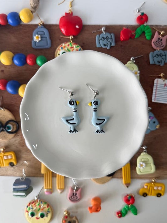 Pigeon Book Character Dangles