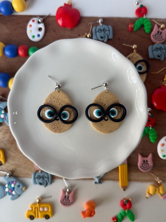 Egg Book Character Dangle