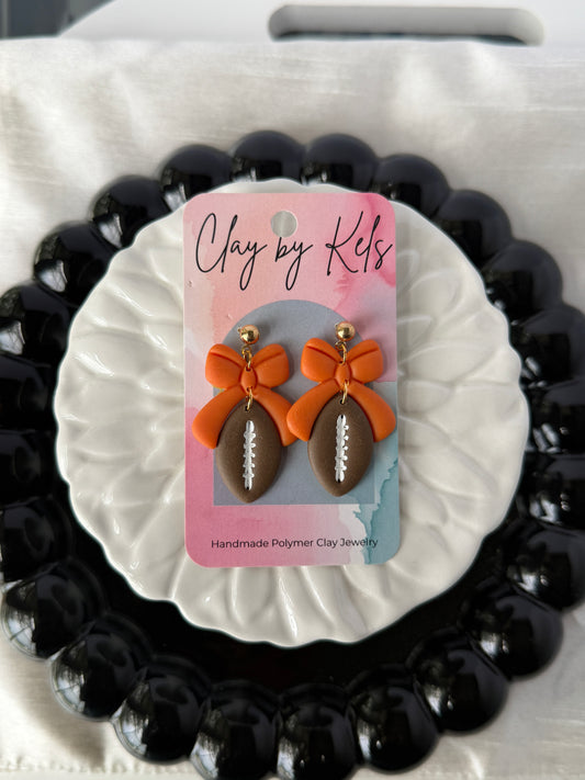 Bengal Football Bow Dangle
