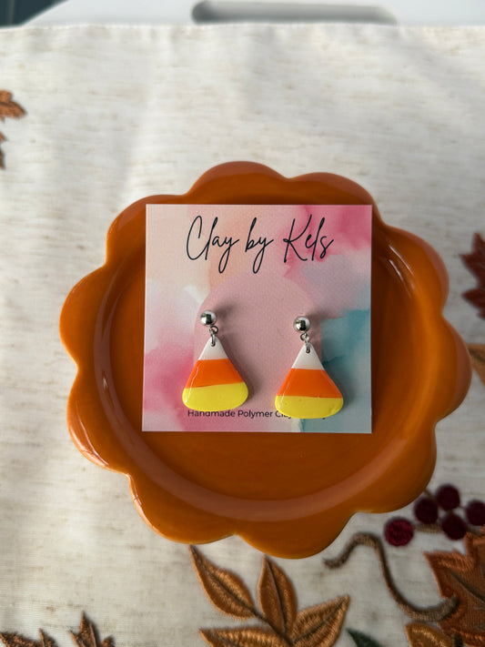 Candy Corn Resin Dangle