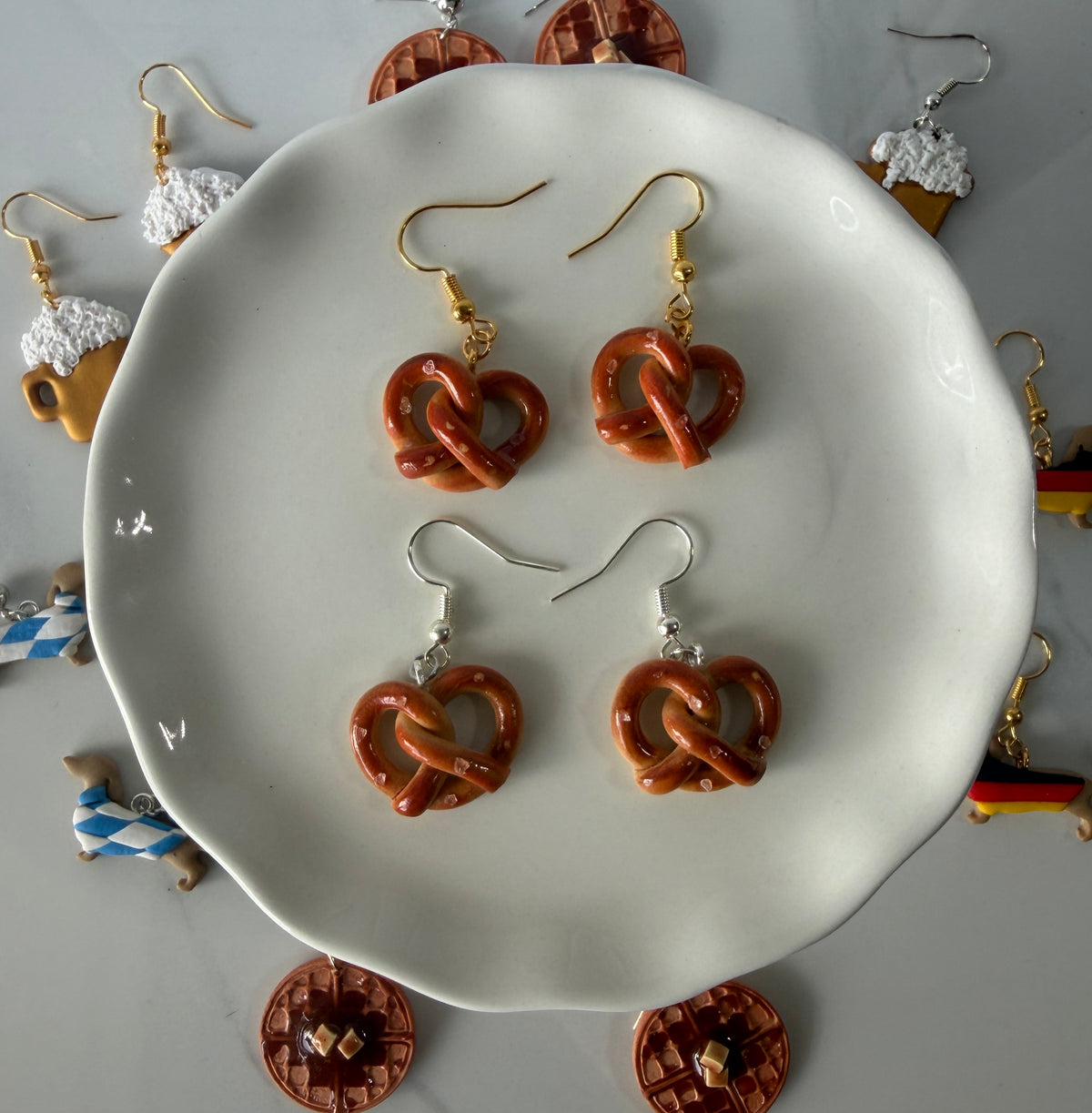 Salted Pretzel Dangle